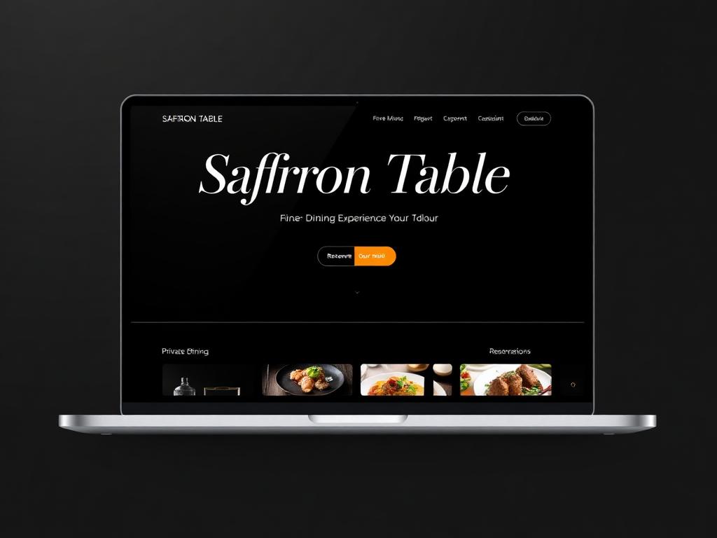 Saffron Table — Restaurant website by AscendX